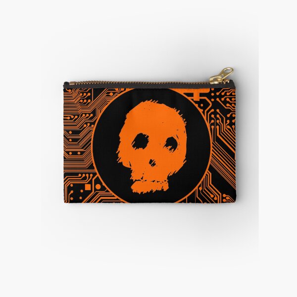 Item preview, Orange Blurry Skull (Cybergoth) designed and sold by MeteorsAndStars.