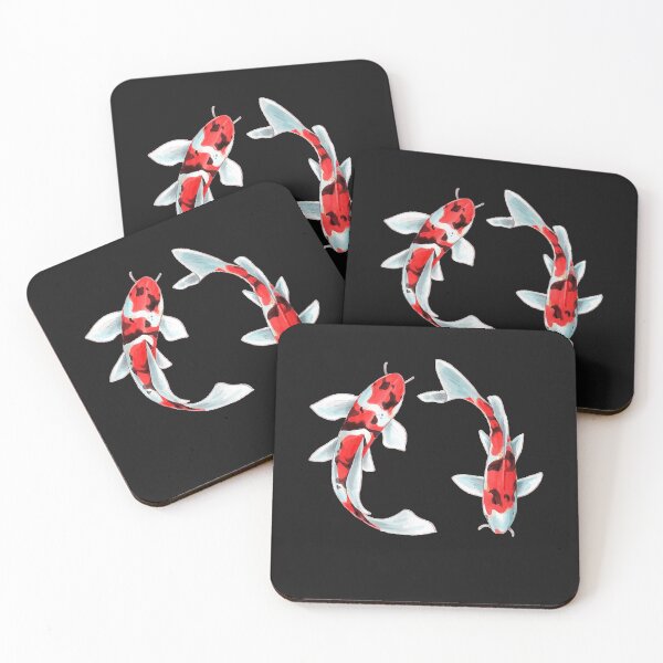 Item preview, Swimming Japanese carp koi fish designed and sold by JamesRushforth.