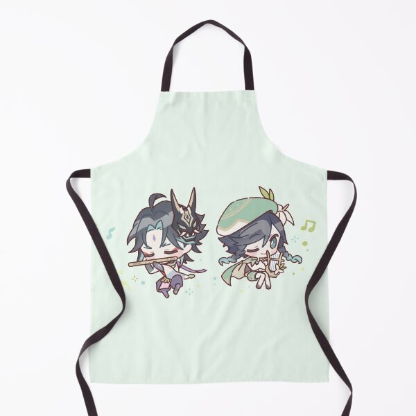 Item preview, Genshin Impact Chibi Venti and Xiao designed and sold by NewEraMutant.