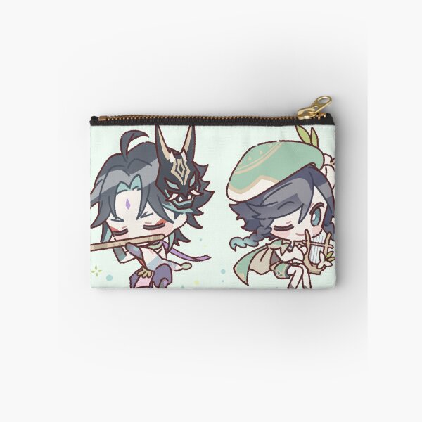 Artikelvorschau, Genshin Impact Chibi Venti und Xiao entworfen und verkauft von NewEraMutant.