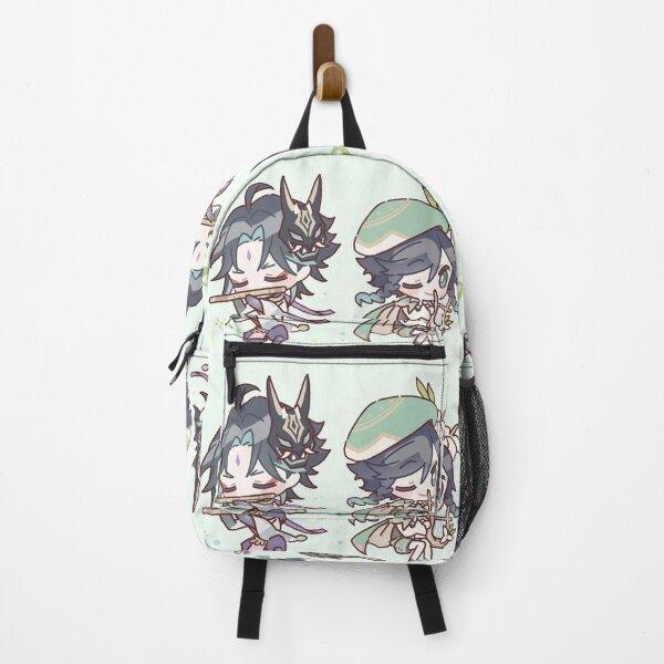 Item preview, Genshin Impact Chibi Venti and Xiao designed and sold by NewEraMutant.