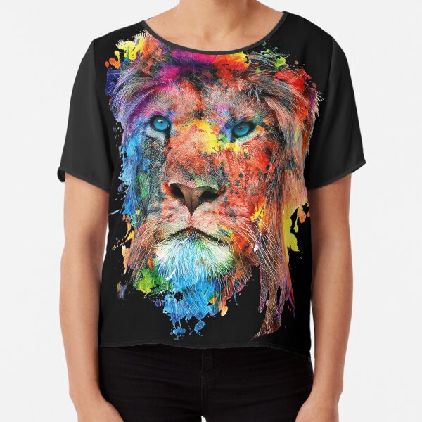 Lion Chiffon Top
