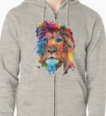 Lion Zipped Hoodie