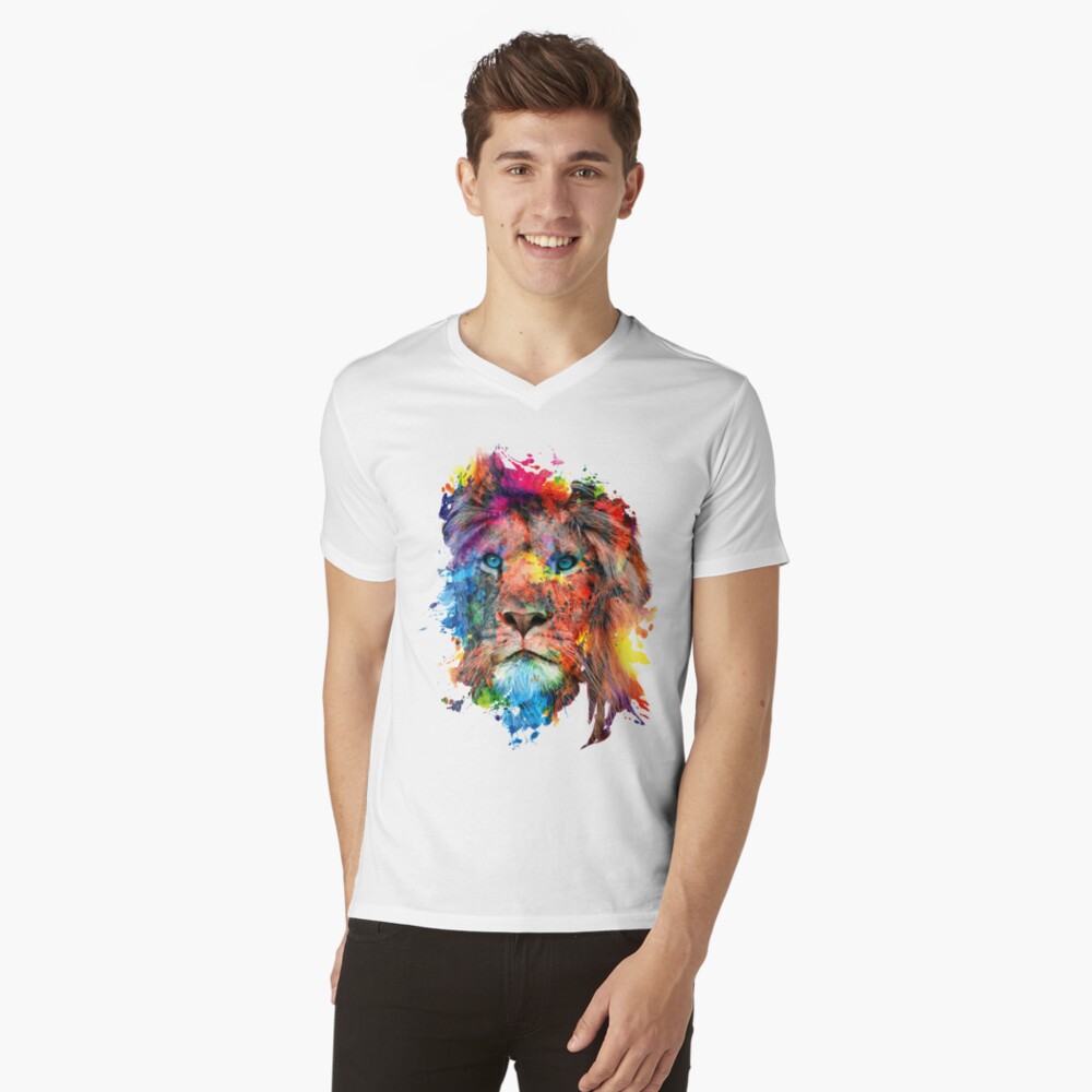 Item preview, V-Neck T-Shirt designed and sold by rizapeker.