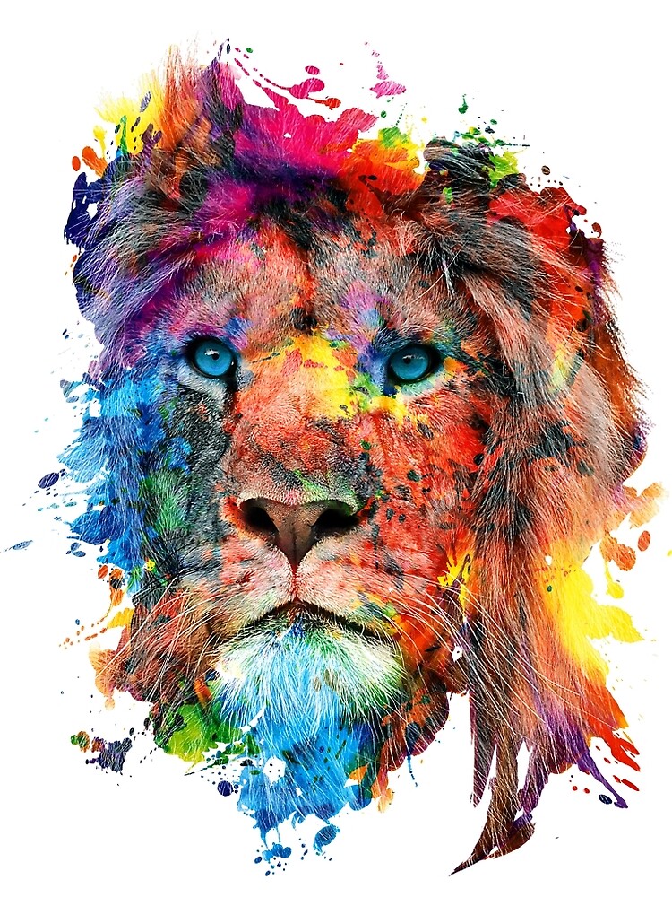 Thumbnail 7 of 7, Framed Art Print, Lion designed and sold by rizapeker.