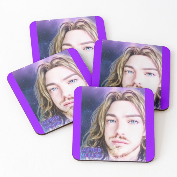 Item preview, Cartoon Alfred Billing Purple Violet Blue designed and sold by AlfredBilling.