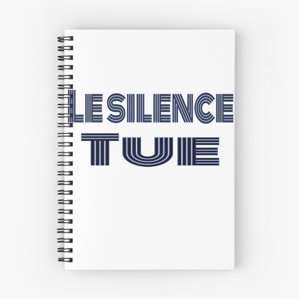 Item preview, Le silence tue  designed and sold by Hieroglyphia.