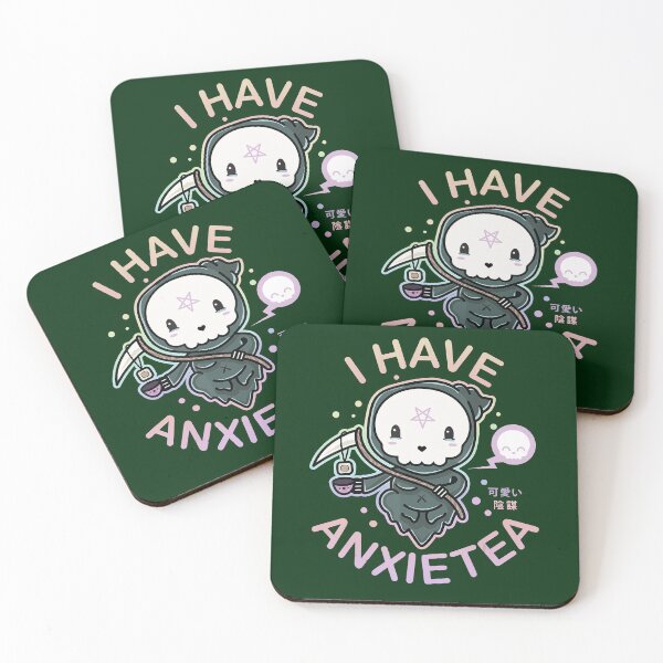Item preview, I Have Anxietea - Kawaii Grim Tea Pastel Goth designed and sold by Frankbelcher343.