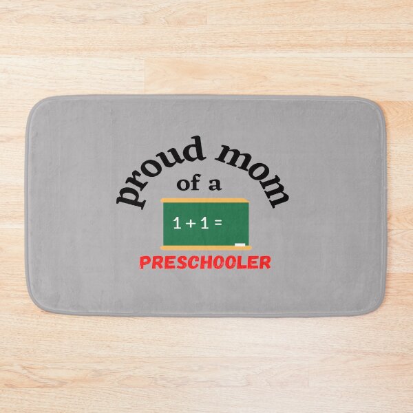 Item preview, proud mom of a preschooler, gray background designed and sold by Jessi-Sketches.