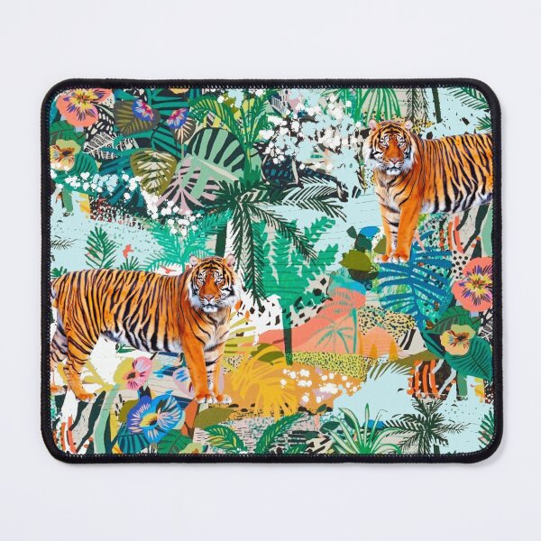 Item preview, Tiger Illustration Pattern  designed and sold by MarcSabuncu.