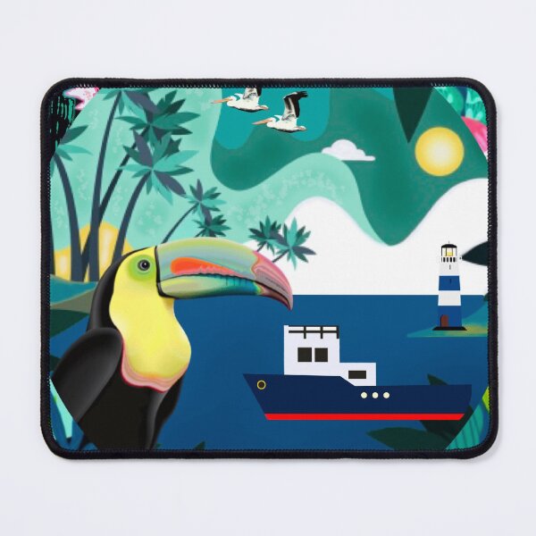 Item preview, Tropical Toucan Pattern  designed and sold by MarcSabuncu.