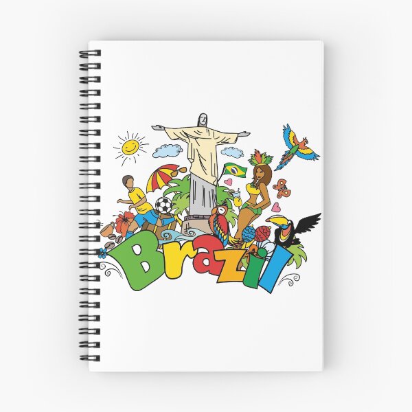 Item preview, Funny cartoon brazil picture designed and sold by NaumStock.