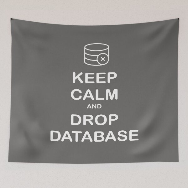 Item preview, Keep Calm and Drop Database designed and sold by devtshirts.