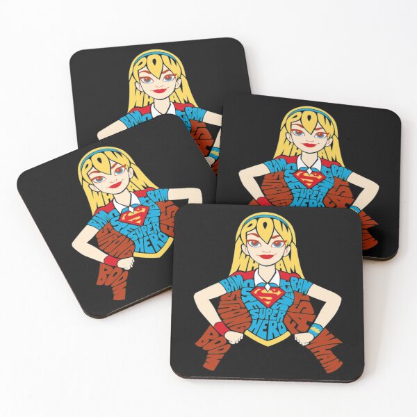 Item preview, Super Hero Girl Typography designed and sold by SuperGirlhero.
