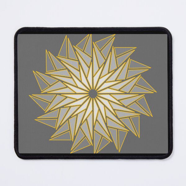 Item preview, Flower of Triangles Gre designed and sold by Liz Redbrake.