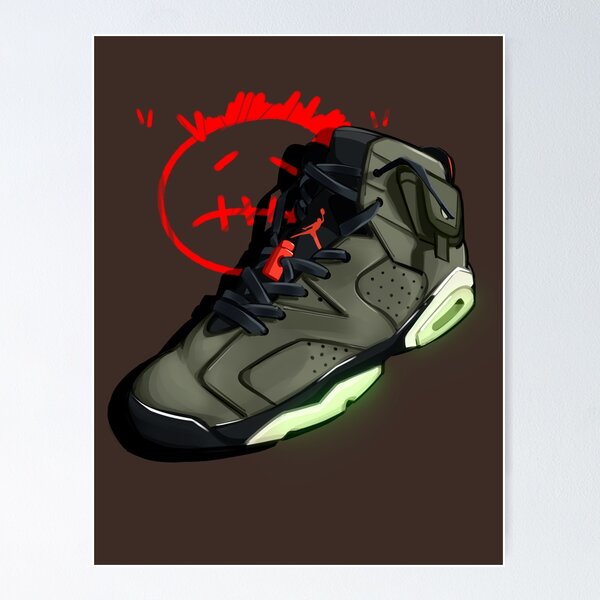 travis scott air jordan 6 Poster for Sale by aaronkcat