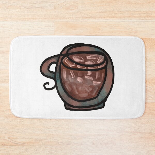 Item preview, Retro Vintage Iced Coffee Illustration designed and sold by ZaraRoza.