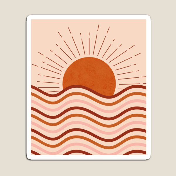 Item preview, Burnt Orange Rustic Sunset designed and sold by MaiZephyr.