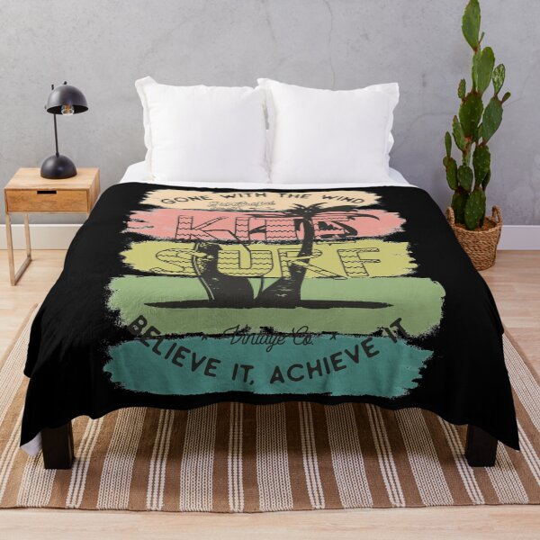 Item preview, Mens Funny Gone With The Wind Believe It- Achieve It- Kite Surf Design Vintage Christmas designed and sold by SantaMcCorwin.