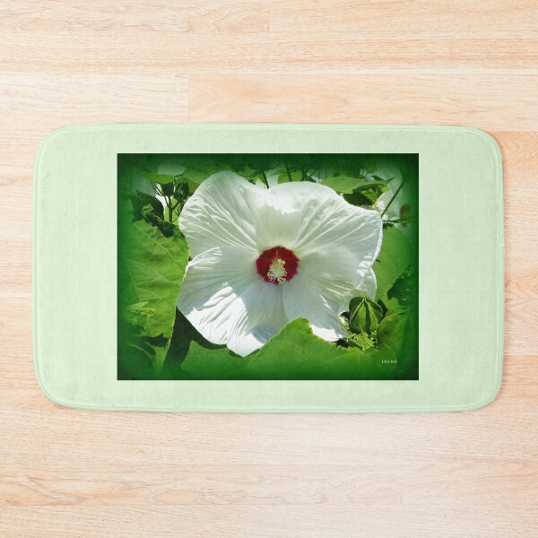Item preview, White 'Dinner Plate' hibiscus designed and sold by LeRoyM.