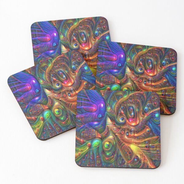 Item preview, trippy vibrant colour rainbow design designed and sold by BelAnnGrey.