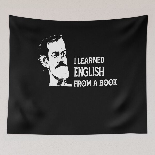 Item preview, Fawlty Arts Towers TV Series -  I Learnd English From A Book designed and sold by KrystinGloria9.