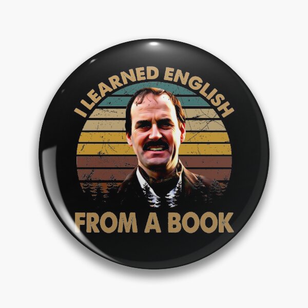 Item preview, I Learned English From A Book - Vintage Fawlty Arts Towers TV Series Design designed and sold by KrystinGloria9.