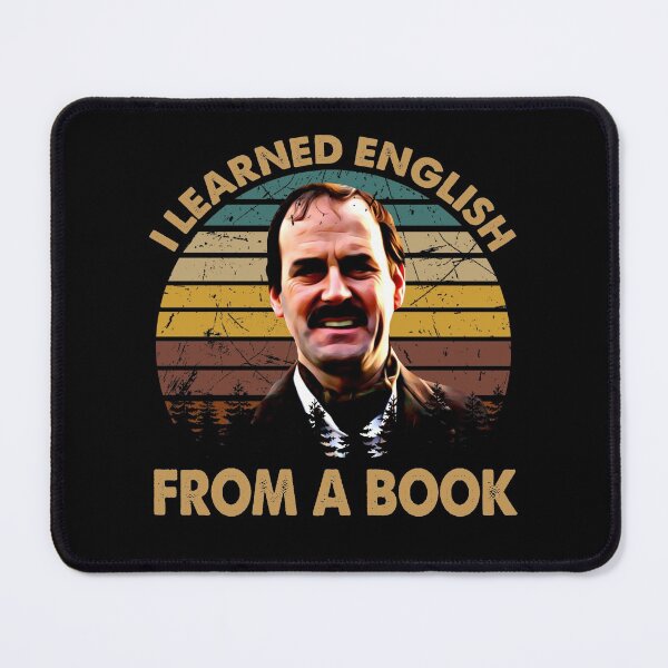 Item preview, I Learned English From A Book - Vintage Fawlty Arts Towers TV Series Design designed and sold by KrystinGloria9.