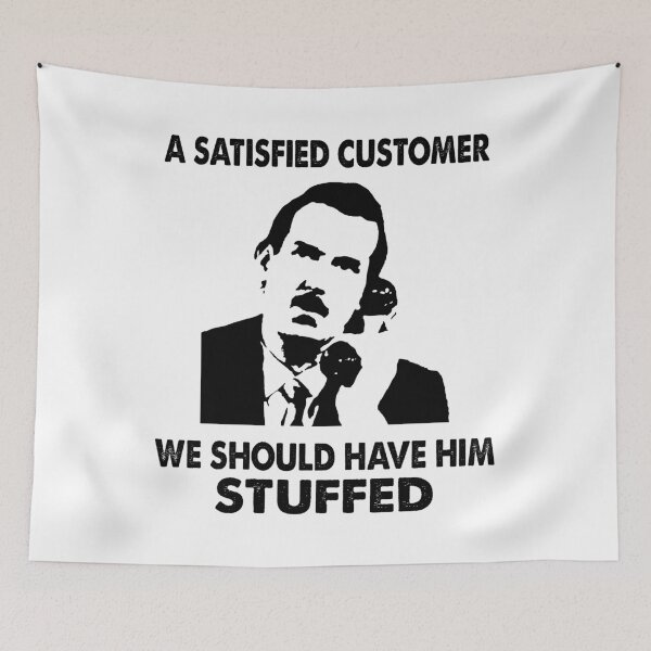 Item preview, Graphic Fawlty Arts Towers TV Series - A Satisfied Customer designed and sold by KrystinGloria9.