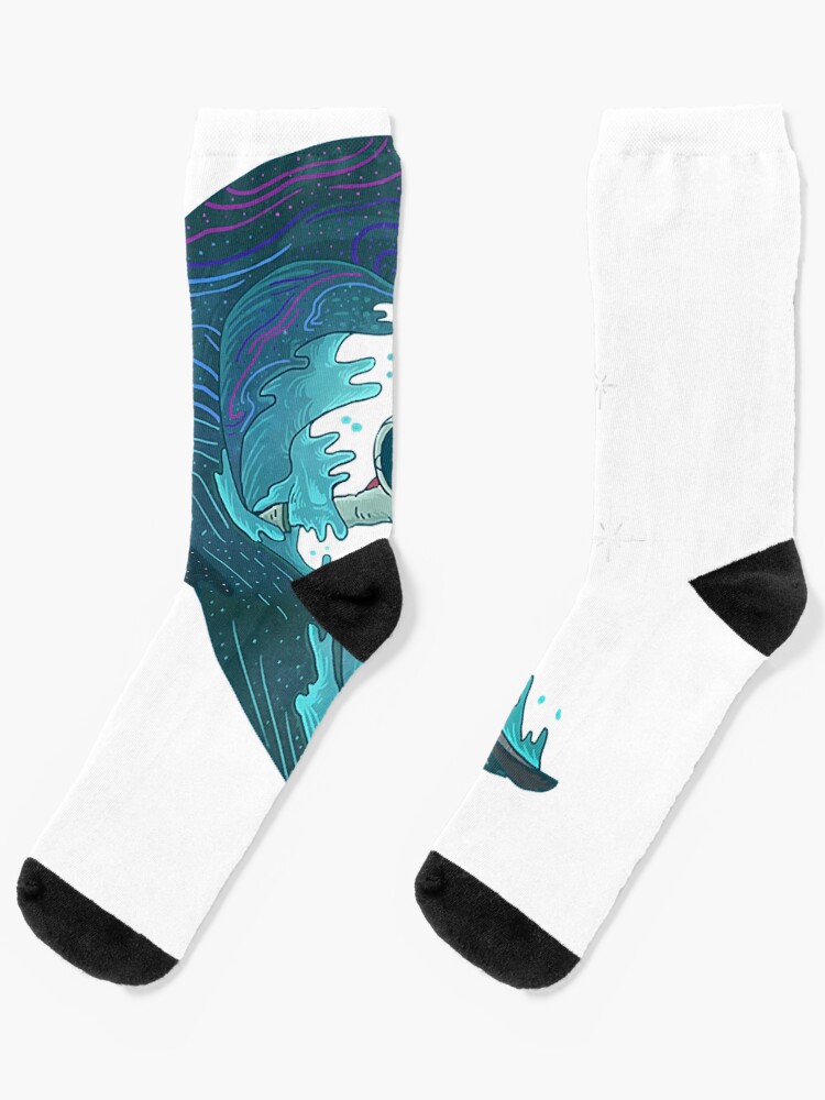 Unisex Novelty Printed Soft Knee High Socks Wotercolor Fluorescent Sea Turtle Crew Socks Unisex Novelty Printed Soft Knee High Socks Wotercolor Fluorescent Sea Turtle Crew Socks