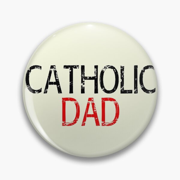 Item preview, Catholic Dad : Simple Masculine Black and Red  designed and sold by TheCatholicLady.