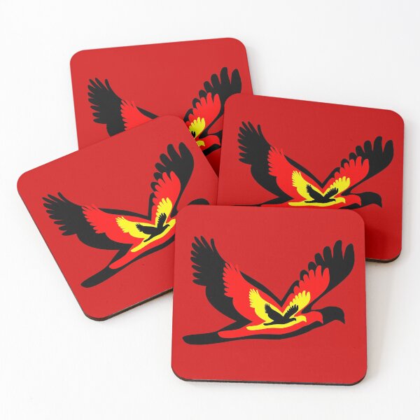 Item preview, Free birds red yellow and black designed and sold by Astralia.
