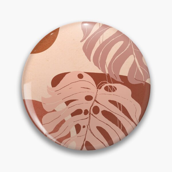Item preview, Terracotta Monstera Abstract designed and sold by MaiZephyr.
