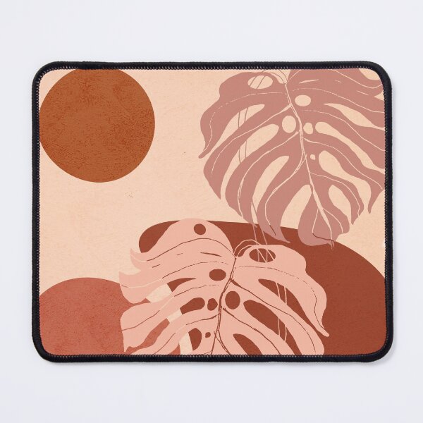 Item preview, Terracotta Monstera Abstract designed and sold by MaiZephyr.