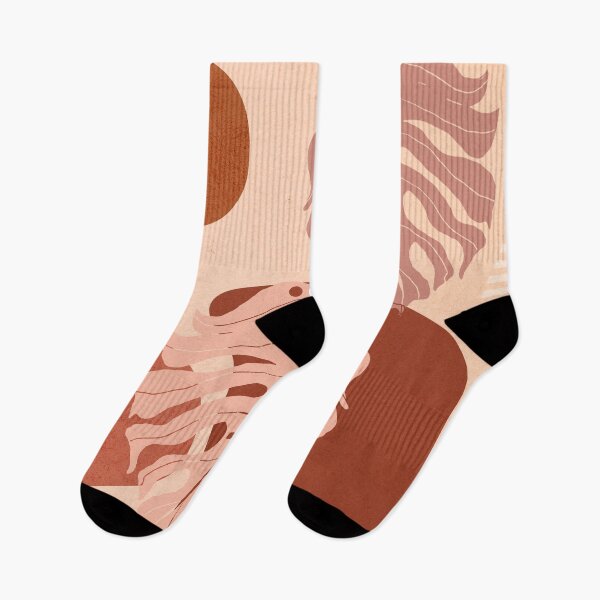 Item preview, Terracotta Monstera Abstract designed and sold by MaiZephyr.