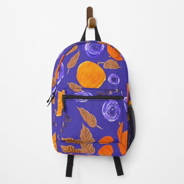 Item preview, Purple Background Pumpkin and Roses-halloween design designed and sold by ArtforSoul21.