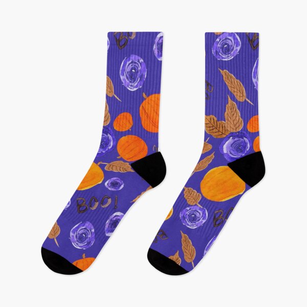 Item preview, Purple Background Pumpkin and Roses-halloween design designed and sold by ArtforSoul21.
