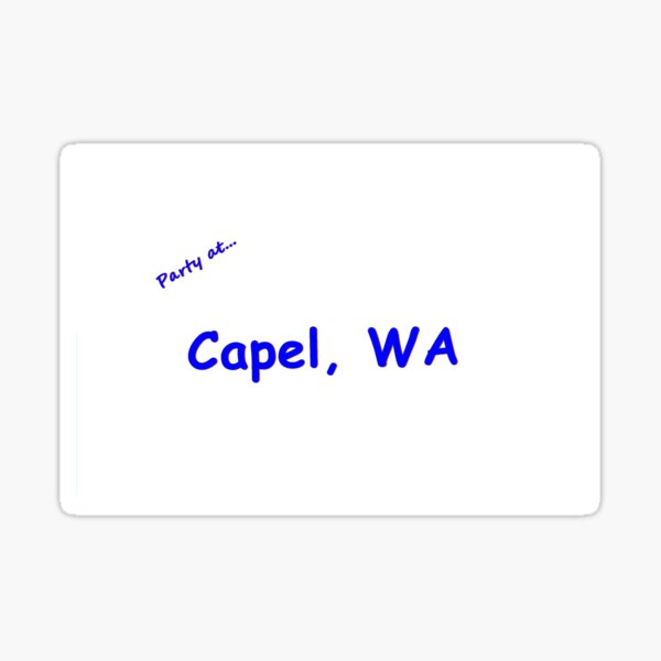 Item preview, Party at Capel, WA designed and sold by Crom1957.