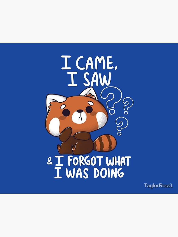 Thumbnail 5 of 5, Mouse Pad, Forgetful Red Panda designed and sold by TaylorRoss1.