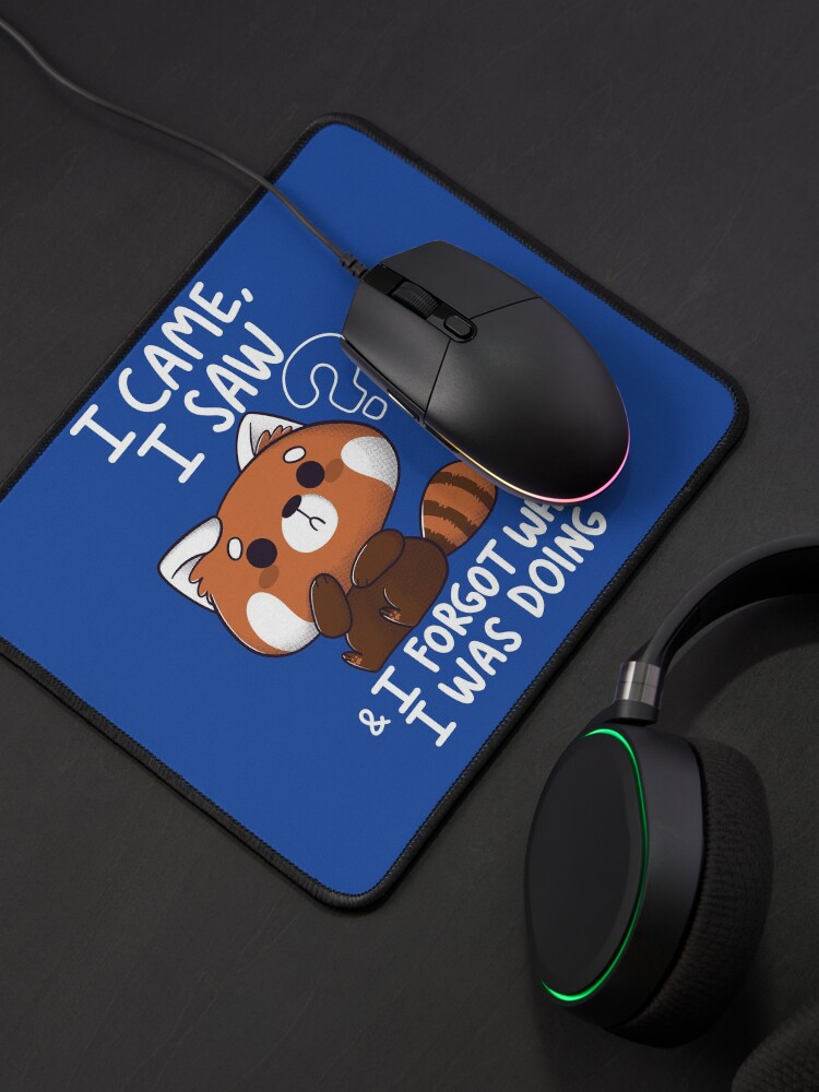 Thumbnail 4 of 5, Mouse Pad, Forgetful Red Panda designed and sold by TaylorRoss1.
