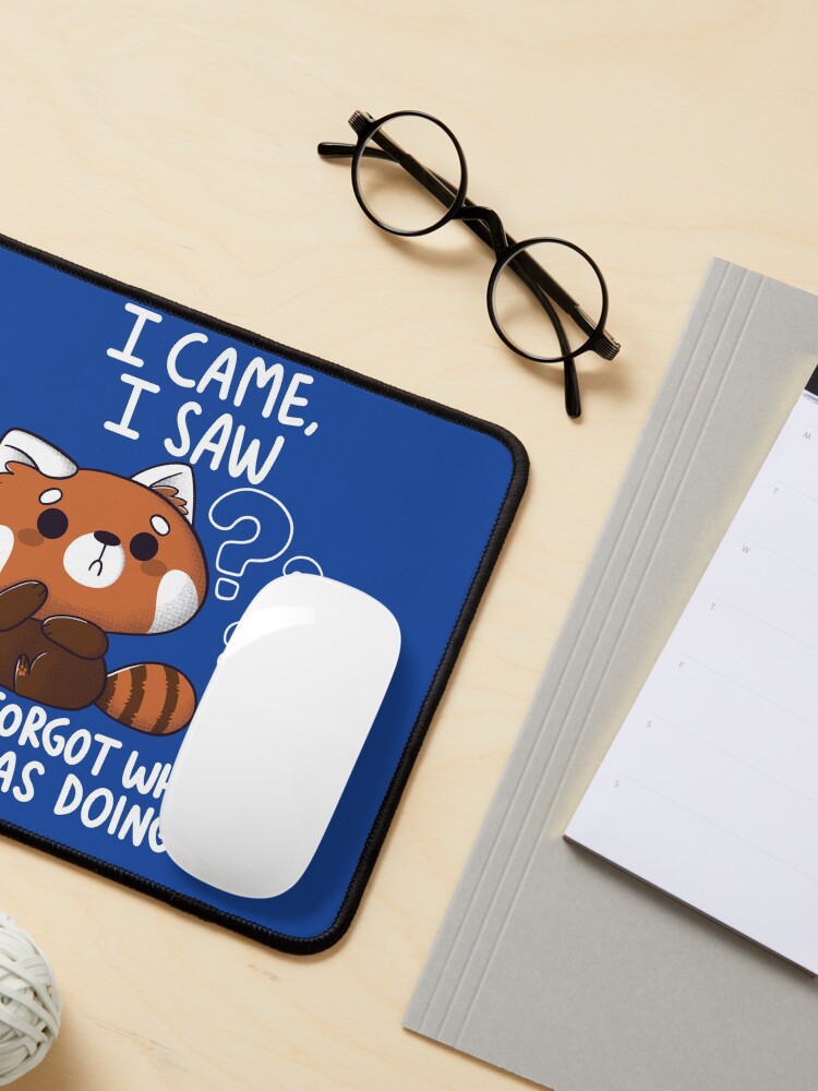 Thumbnail 3 of 5, Mouse Pad, Forgetful Red Panda designed and sold by TaylorRoss1.