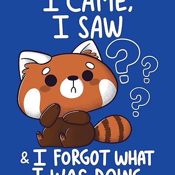 Artwork thumbnail, Forgetful Red Panda by TaylorRoss1