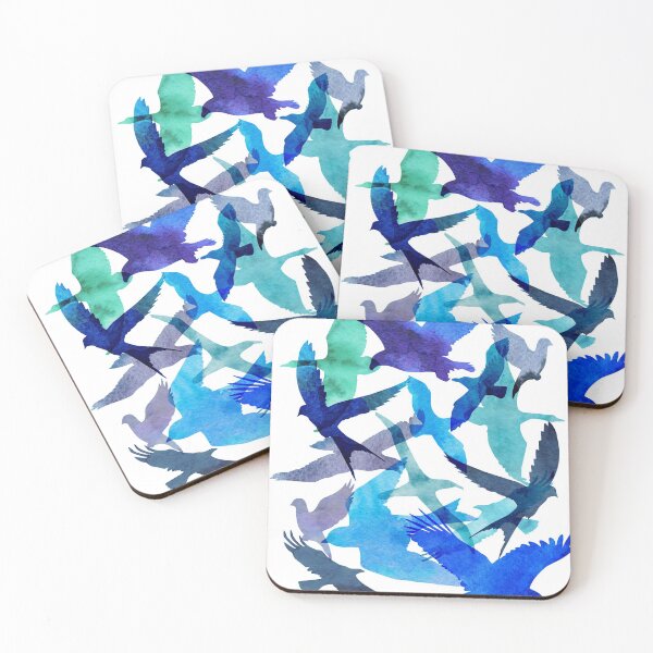 Item preview, Watercolor birds abstract designed and sold by SouthPrints.