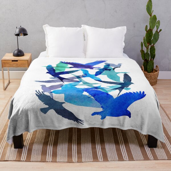 Item preview, Watercolor birds abstract designed and sold by SouthPrints.