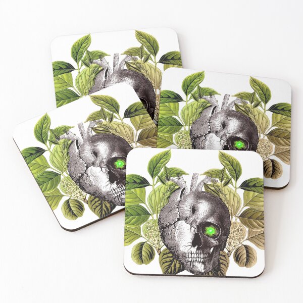 Item preview, Heart Skull Greenery designed and sold by Minxylynx4.