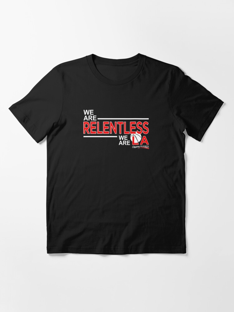 LA CLIPPERS We Are RELENTLESS, We Are LA Official Playoffs XL Blue T-Shirt