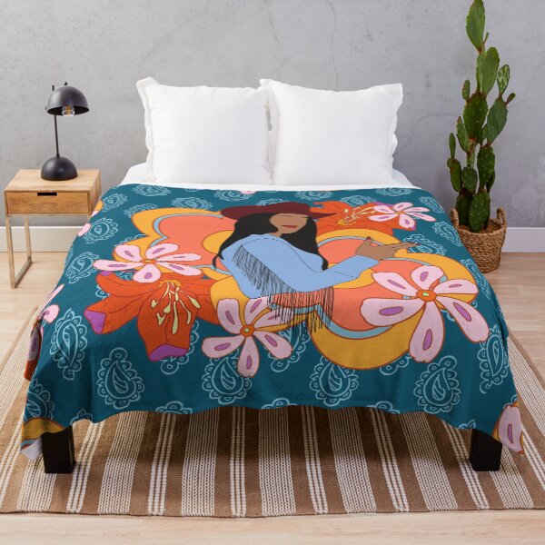 Item preview, Modern Cowgirl with 70's Background designed and sold by Taleahsdesigns.