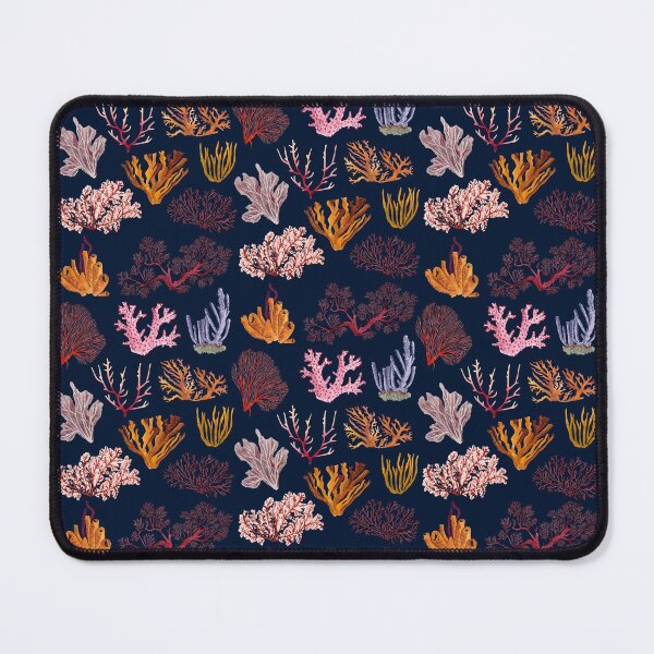 Item preview, CORALS PATTERN (navy blue) designed and sold by BEATRIZ ABAITUA.