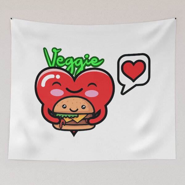 Item preview, Love Veggie Burger designed and sold by Si Pakne.