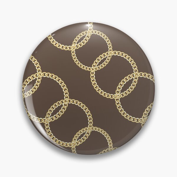 Artikelvorschau, braune Luxus goldene runde Ketten Mode elegante Tragetasche Handytasche entworfen und verkauft von Queengood.